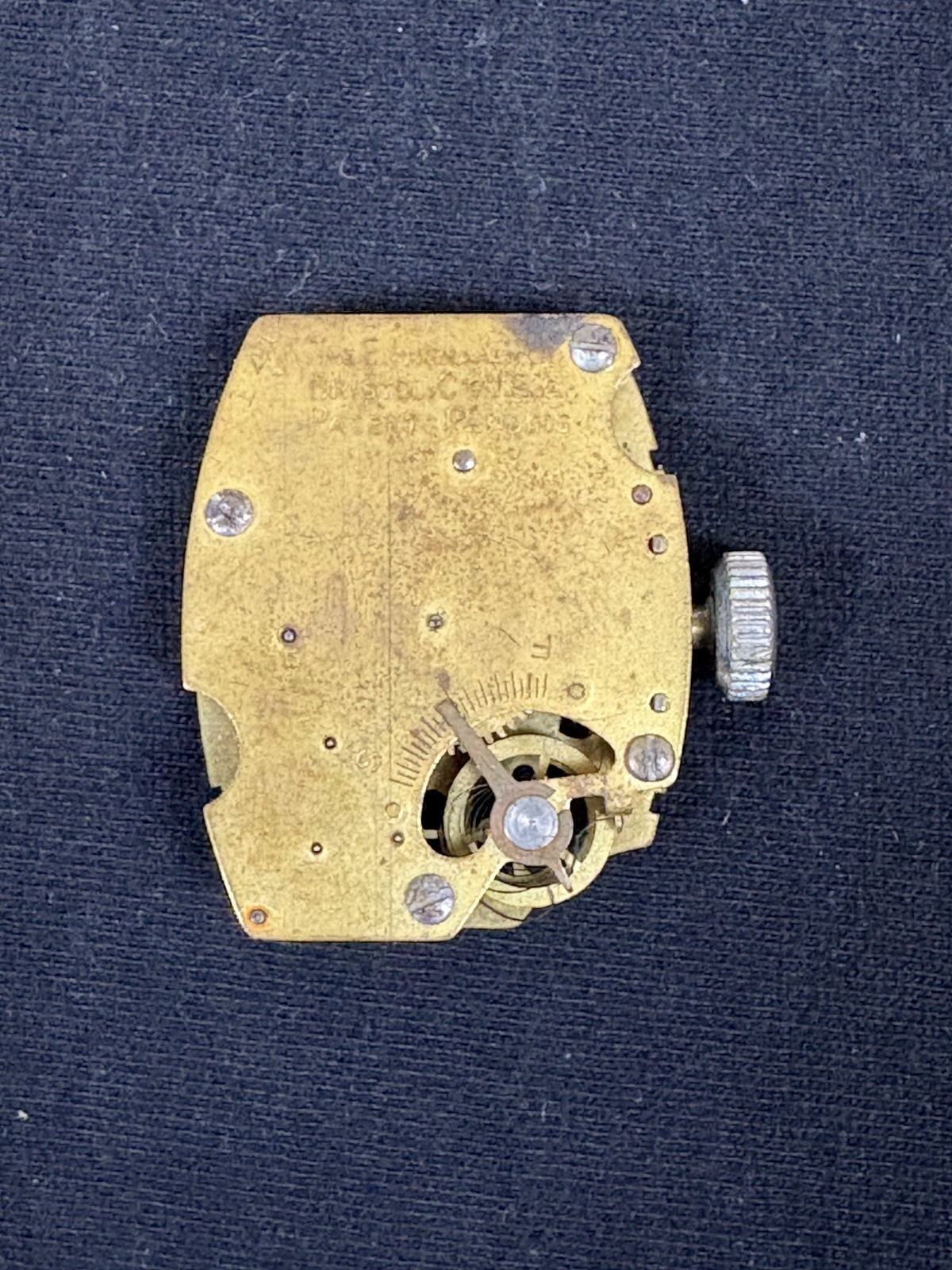 ANTIQUE WATCH MOVEMENT FOR PARTS OR REPAIR THE E INGRAHAM CO BRISTOL CT USA