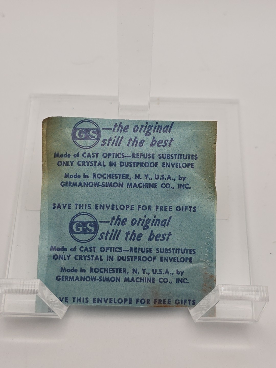 G-S Watch Crystal CX938-50 Wittnauer 2355 Empire M 23.5X20.8