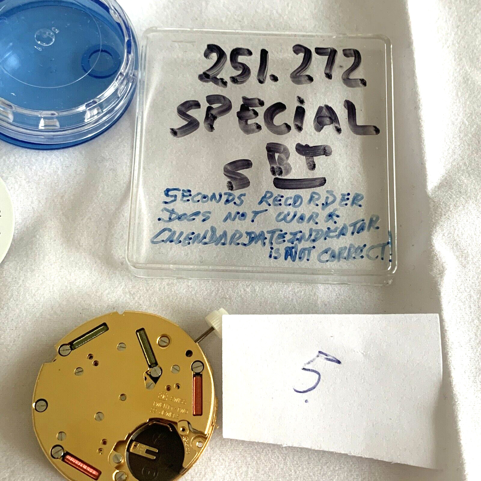 ETA 251.272 Watch Movement Parts Authentic Swiss Made
