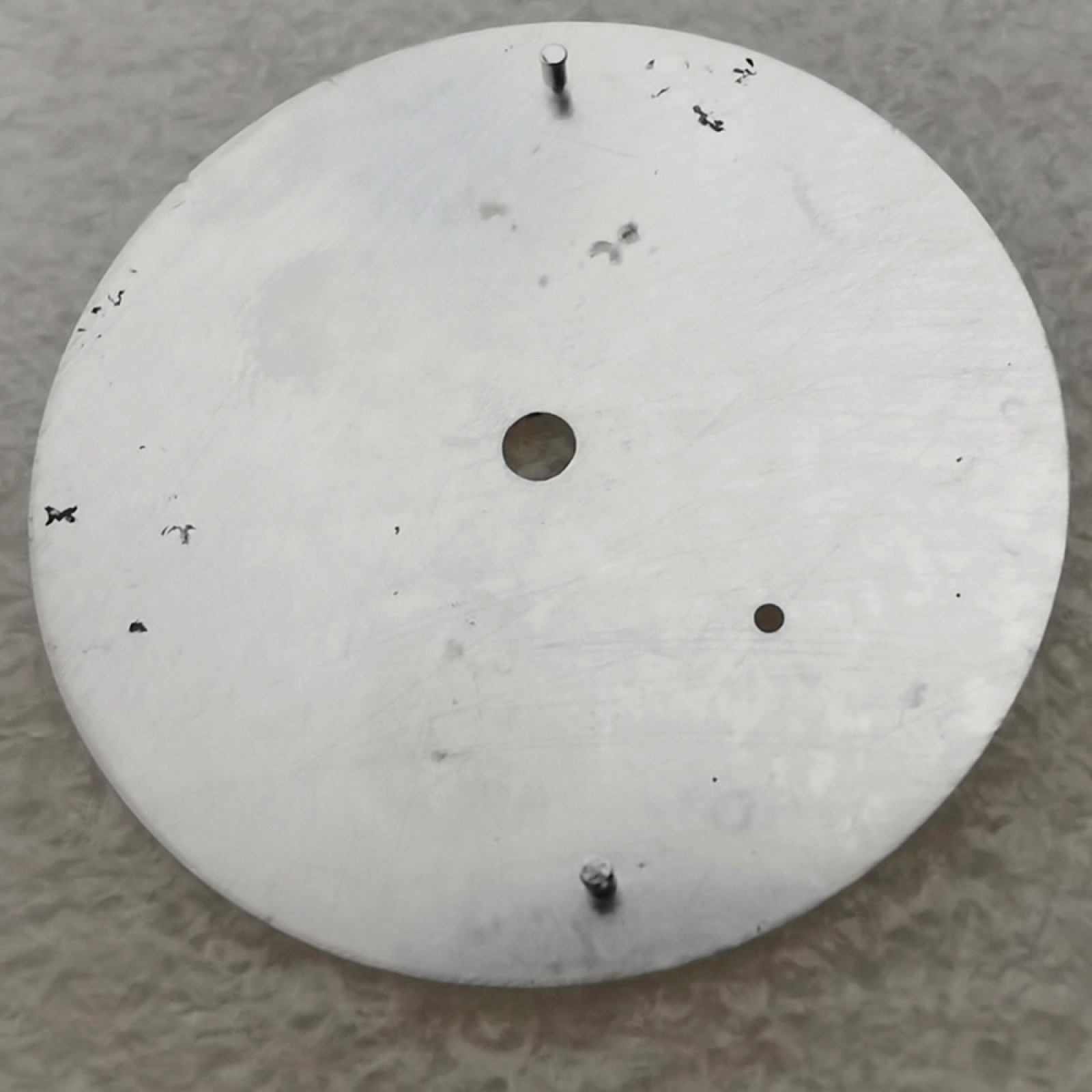 37mm Green Luminous Watch Dial White Face For ETA 6497 ST3600 Movement Upgrade G