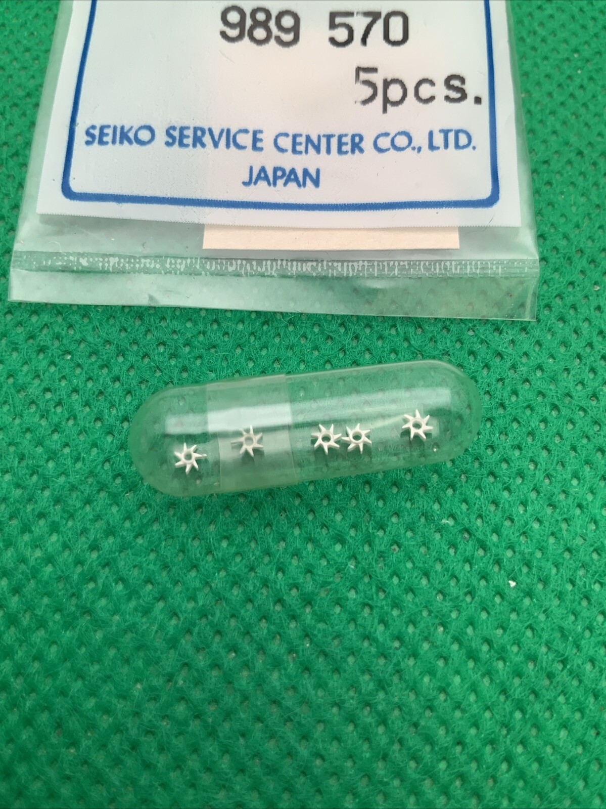 Genuine Seiko 989 570 Intermediate Wheel For Day Correction Watch Part (1 Pc)