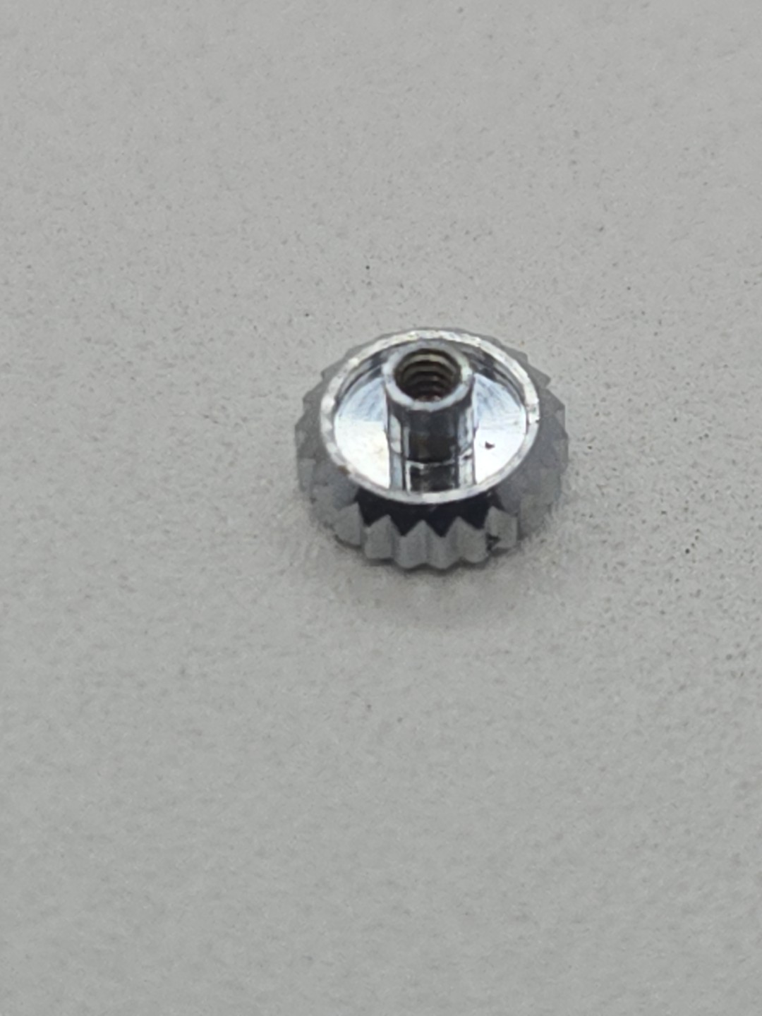 Rolex Crown 4mm , White Gold ,1401,1400, Cellini ,New old Stock