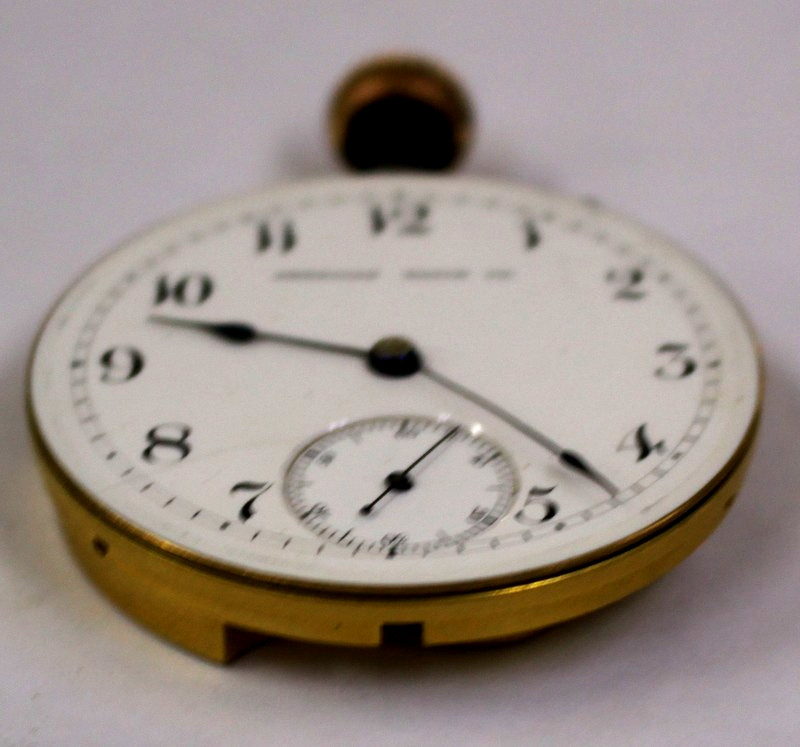 American Watch Company Pocket Watch 11j Movement Dial and Hands