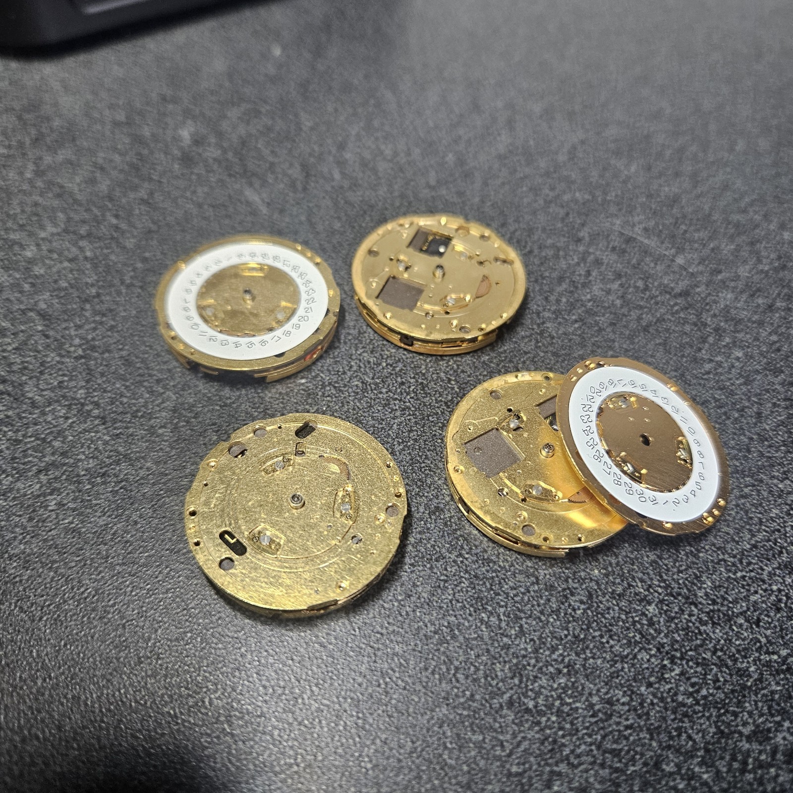 4 Tag Heuer ETA 251.262 Movements 27 Jewels 30mm Untested Parts Or Repair 9