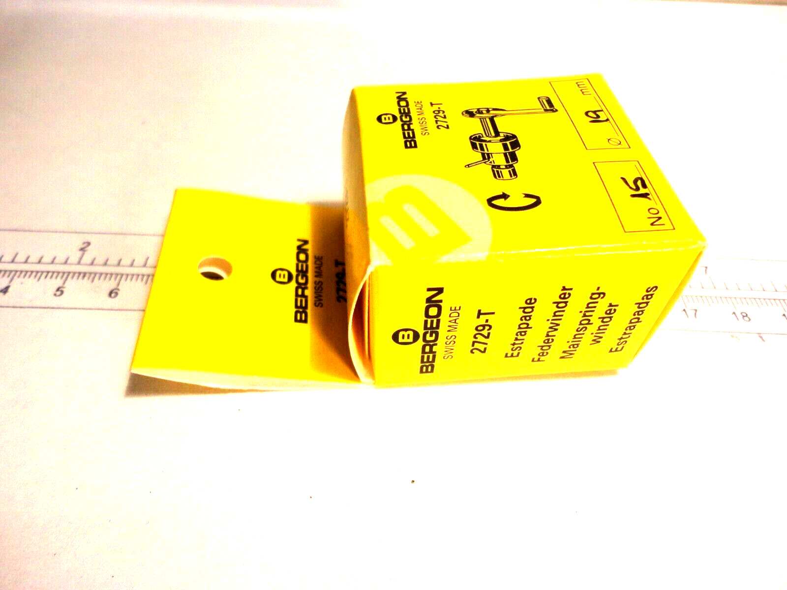BERGEON Box only-for Mainspring Winder 2729-T , No.15