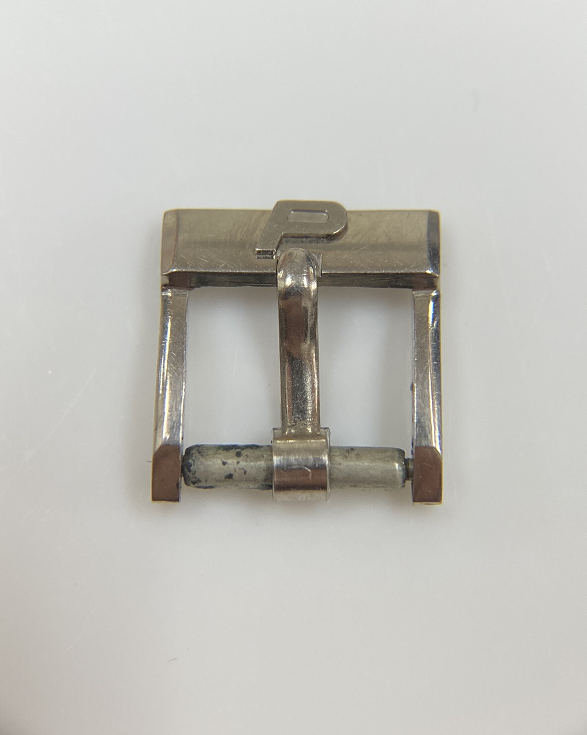 Original Vintage Piaget White Gold “750” 10mm Ladies Leather Band Buckle