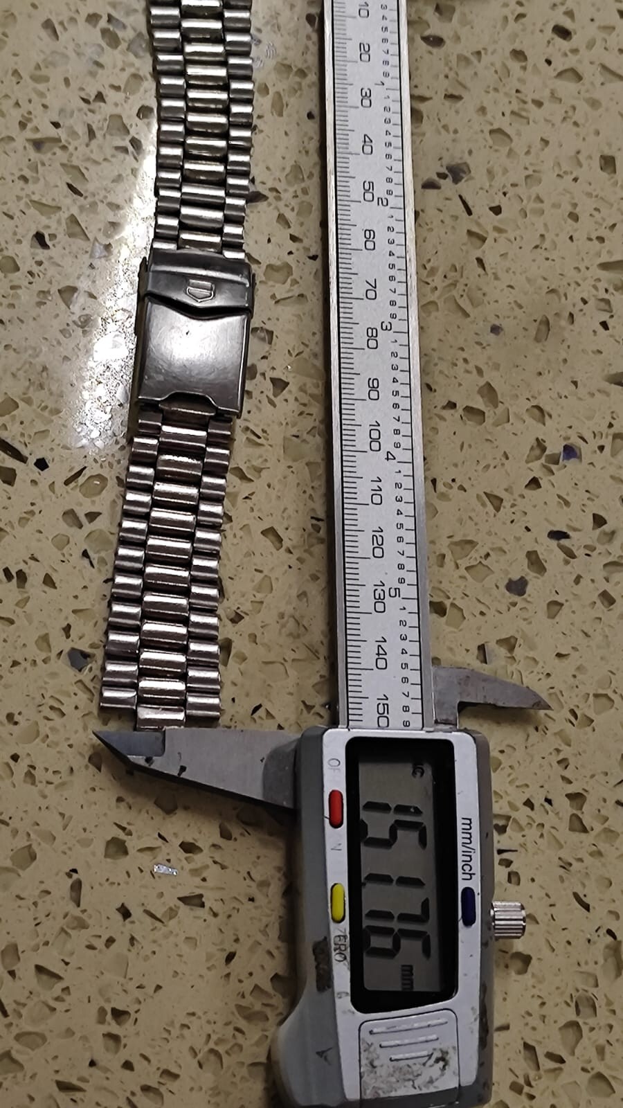TAG HEUER BRACELET REF 304/31 STEEL 20MM USED without end link