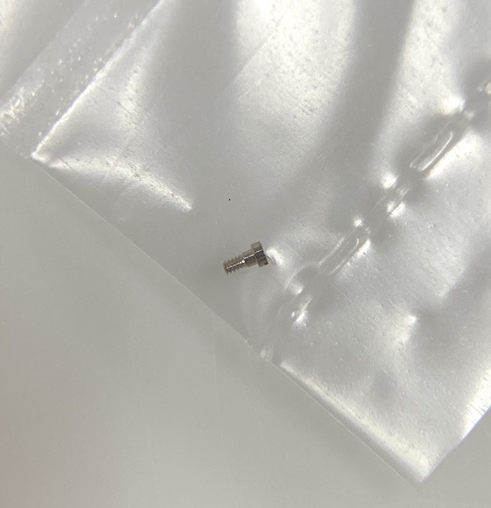 Genuine Rolex 3135-5452 Hairspring Bridle Screw New Open Packaged (1 PCE)