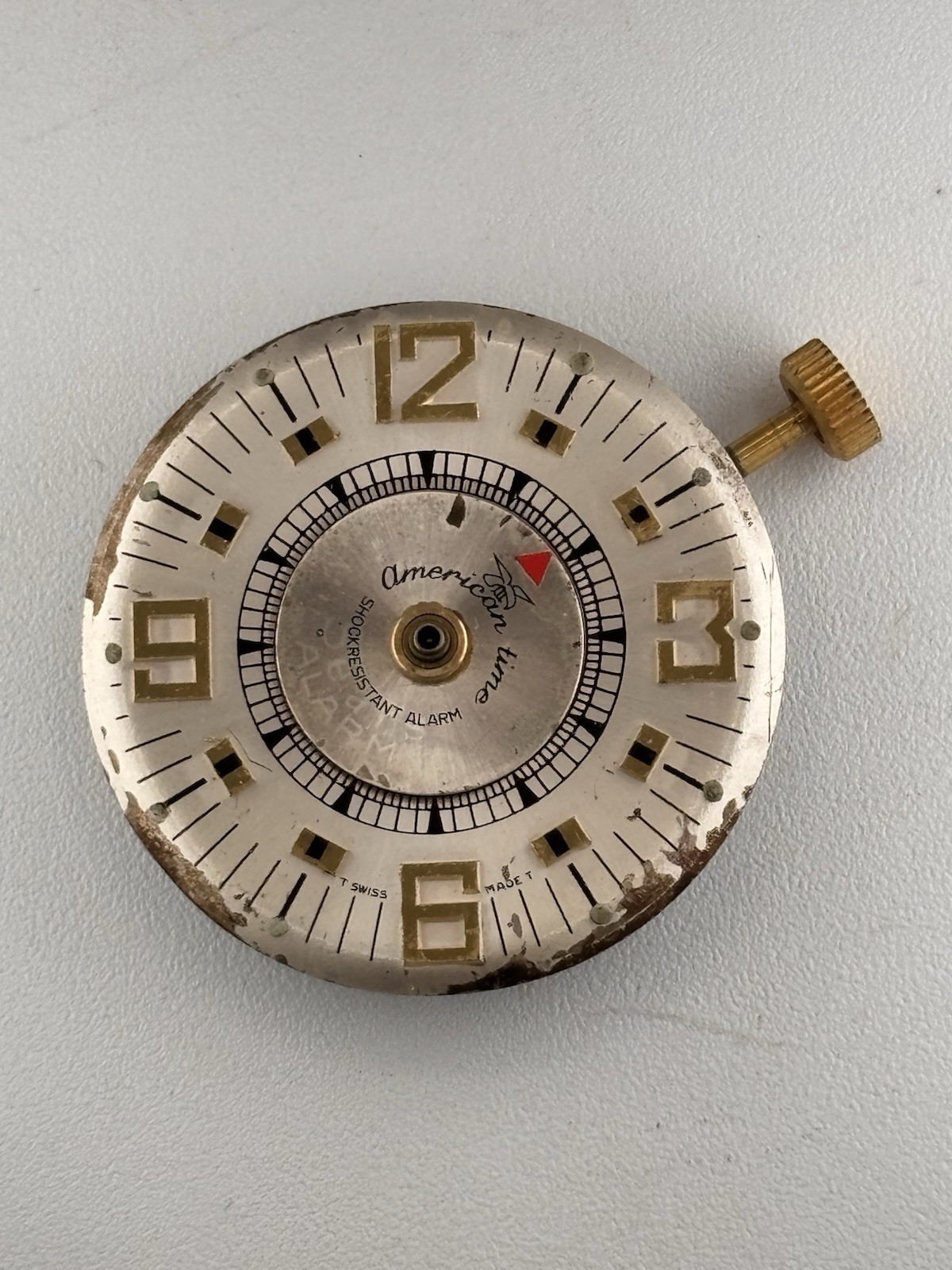 American Time Cal 1223 Movement 1j INCOMPLETE Parts/Repair