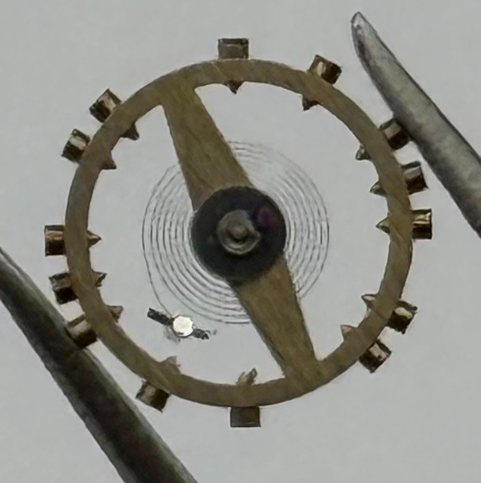 AS 1677 Balance Wheel Complete And Spring Renata 1224 M Watch Movement Parts NOS
