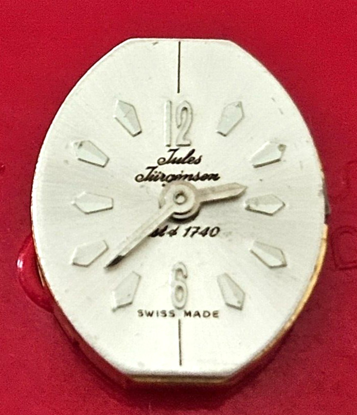 JULES JUGENSEN 1677 17J WATCH MOVEMENT (BALANCE RUNS WITH ROTATION) L425