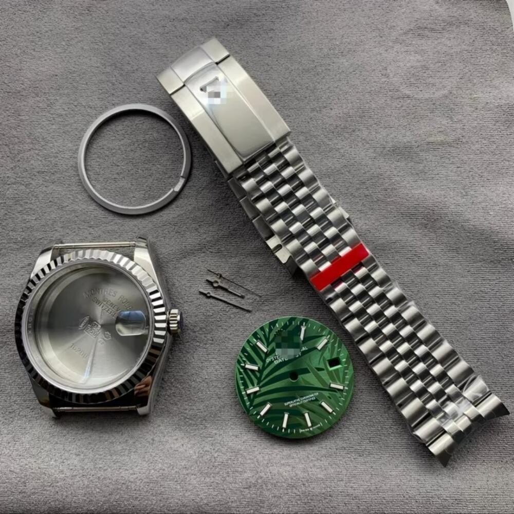 DIY 36mm Stainless Watch case kit For ETA 2824 Movement After-sales accessories