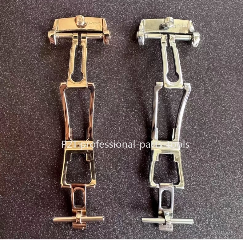 20mm Blancpain Fifty Fathoms Stainless Steel Deployant Watch Buckle Silver Gold