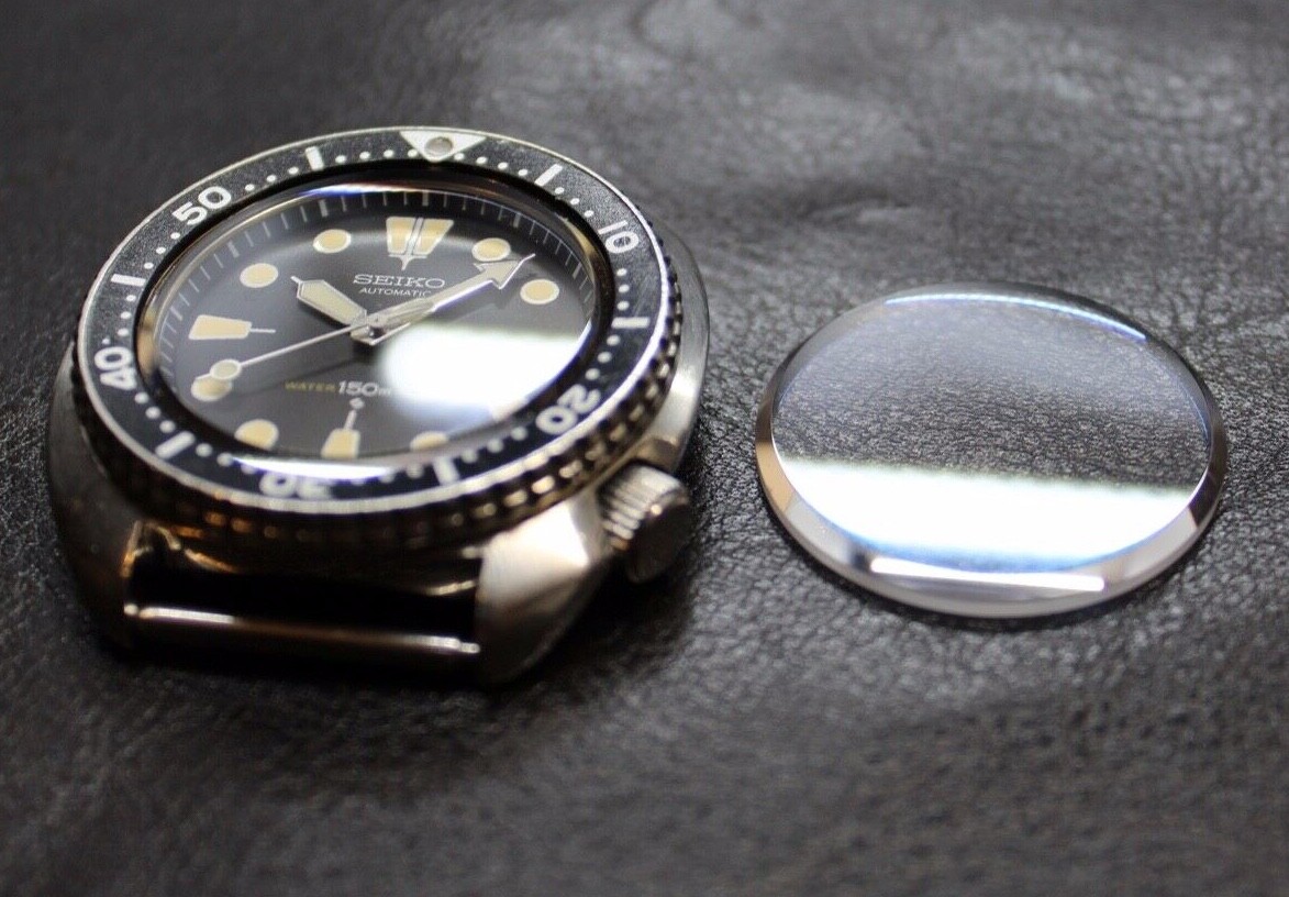 Sapphire Clear AR 320w34ga Seiko diver 6309-7040 6309-7049 6306-7000 6306-7001
