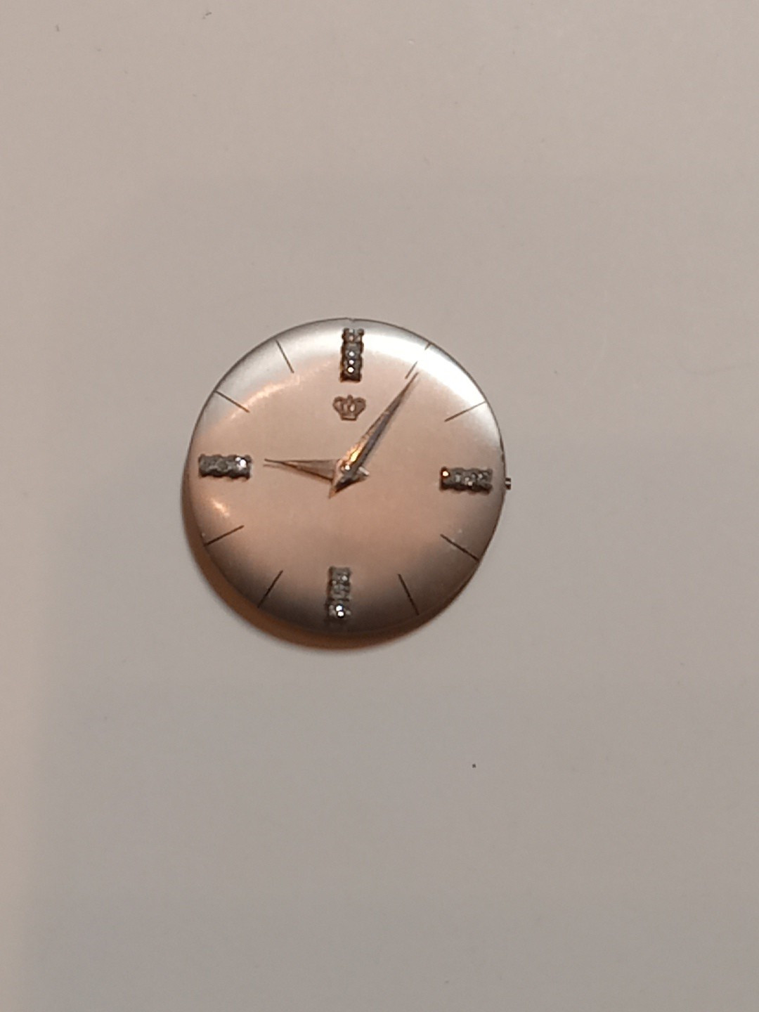 jules jurgensen watch Movement With 12 Diamonds Real White Natyral 17 Jewels…