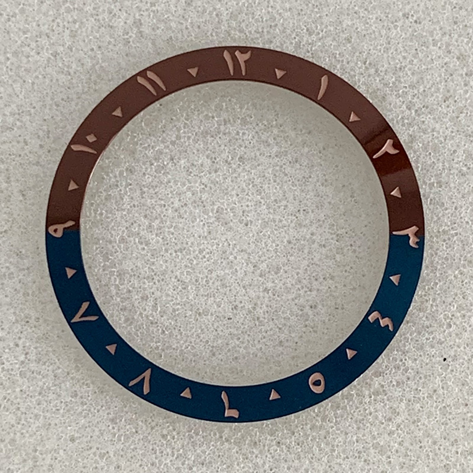38MM Watch Bezel Arabic Numerals Dual-color Bezel Watch Watch Bezel Replacement