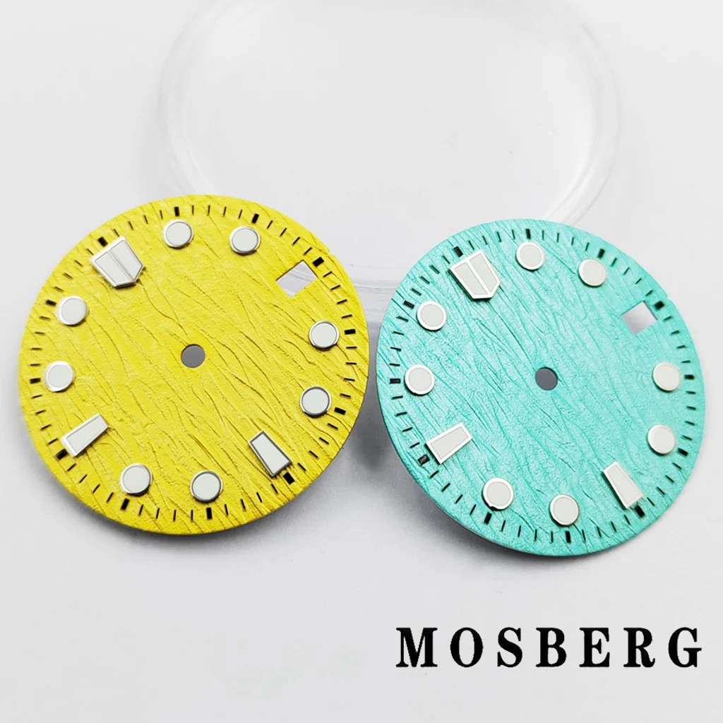 28.5Mm Watch Dial for NH34 NH35 NH35A with Date Window Luminous Watch Faces Fit