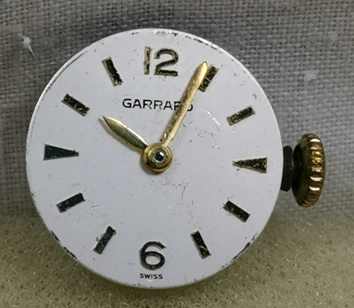 Garrard 21J Cal. ETA 2412 Swiss Wristwatch Movement Repair/Parts