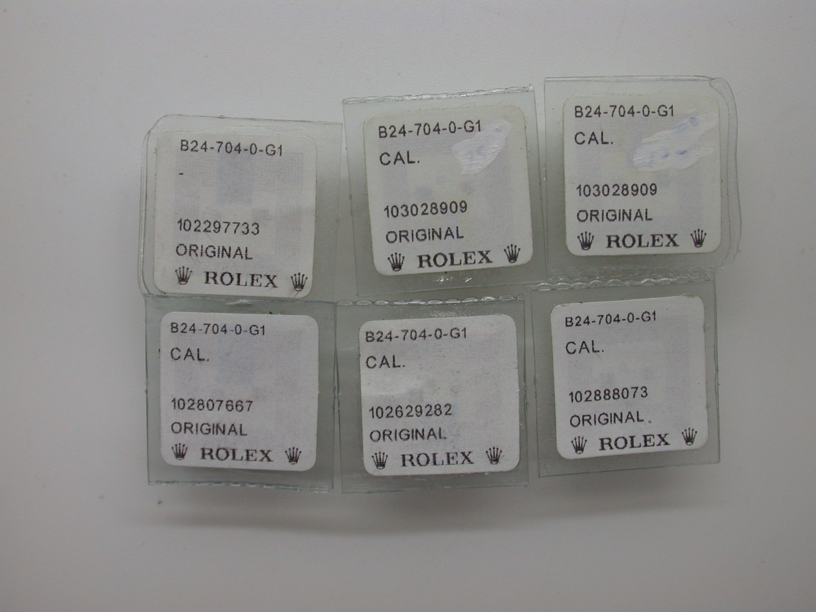 Genuine Rolex Crown B24-704-0 Stainless Steel Factory Sealed New Watch Part – G