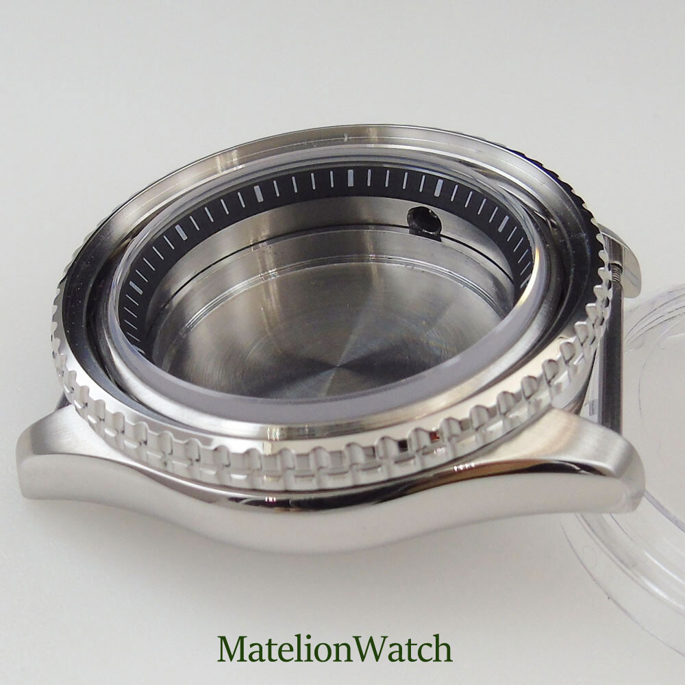 Diver Watch Case 200M Waterproof Fit For NH35 NH36 Sapphire Glass Turning Bezel