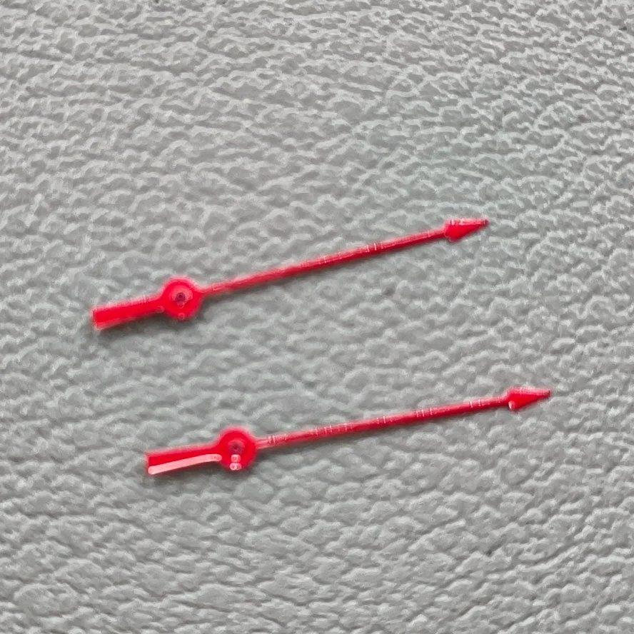 2 PIECES 11mm Red Second Hands for Miyota OS10 OS20 OS30 Movement