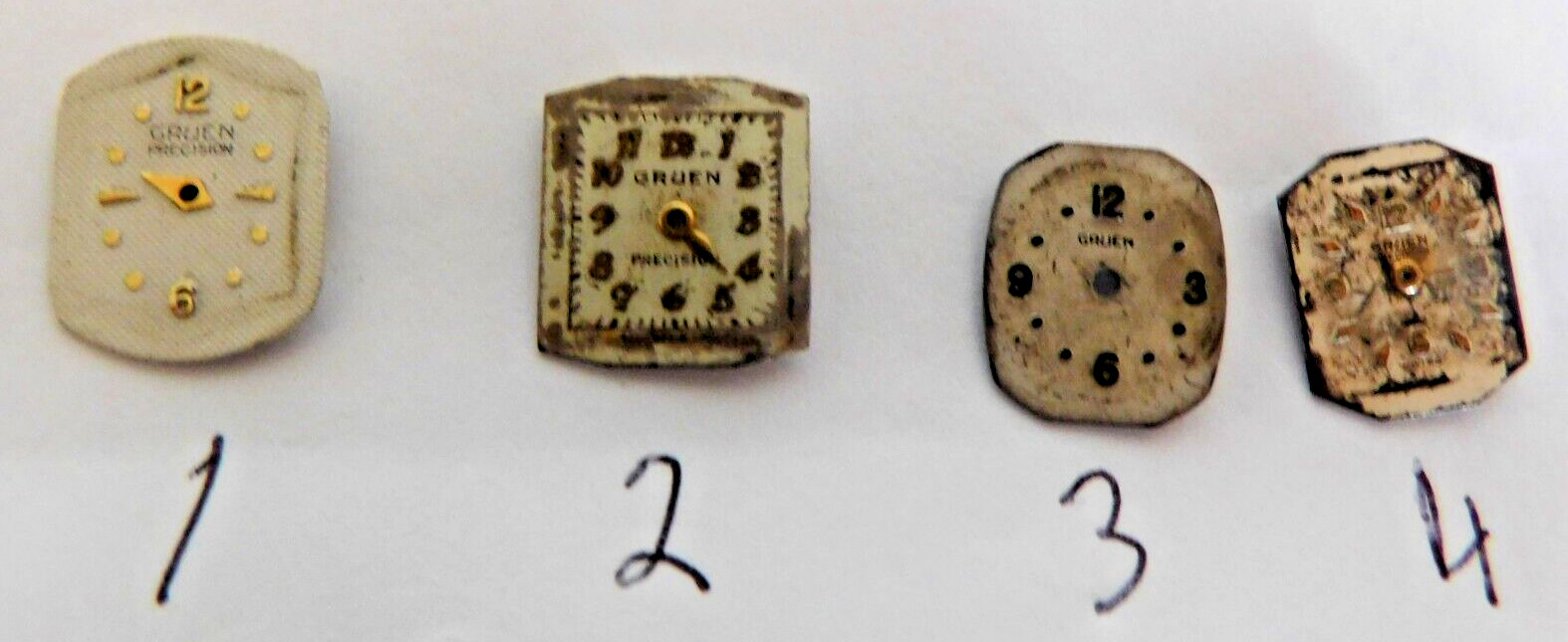 GRUEN 275 MISC DIALS. YOUR CHOICE USED