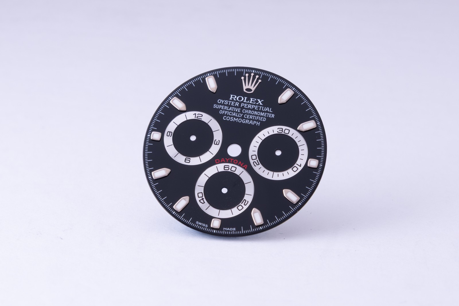 Rolex Black Daytona Dial for model 116520 “LUMI” for 116520 Flea Bite FCD29713