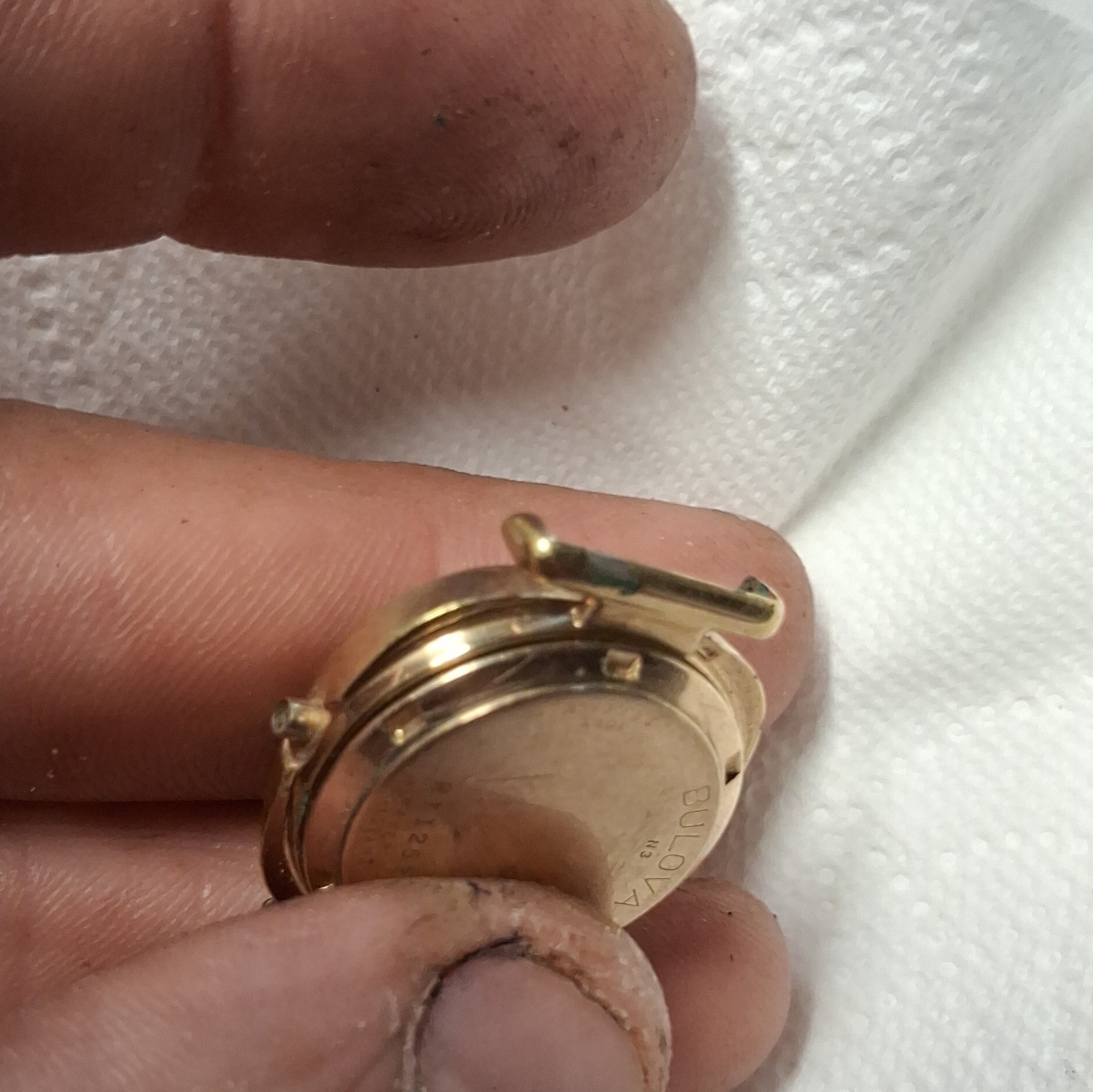 Bulova Gold Case for Bulova Watch Marked 3410, MPN H13252 C400