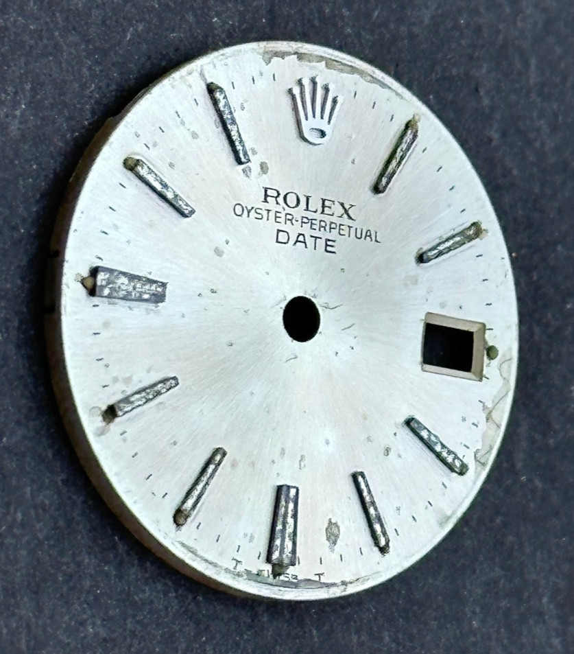 Vintage Rolex Oyster Perpertual Date Watch Dial For 26mm Case 6517 6519 6917