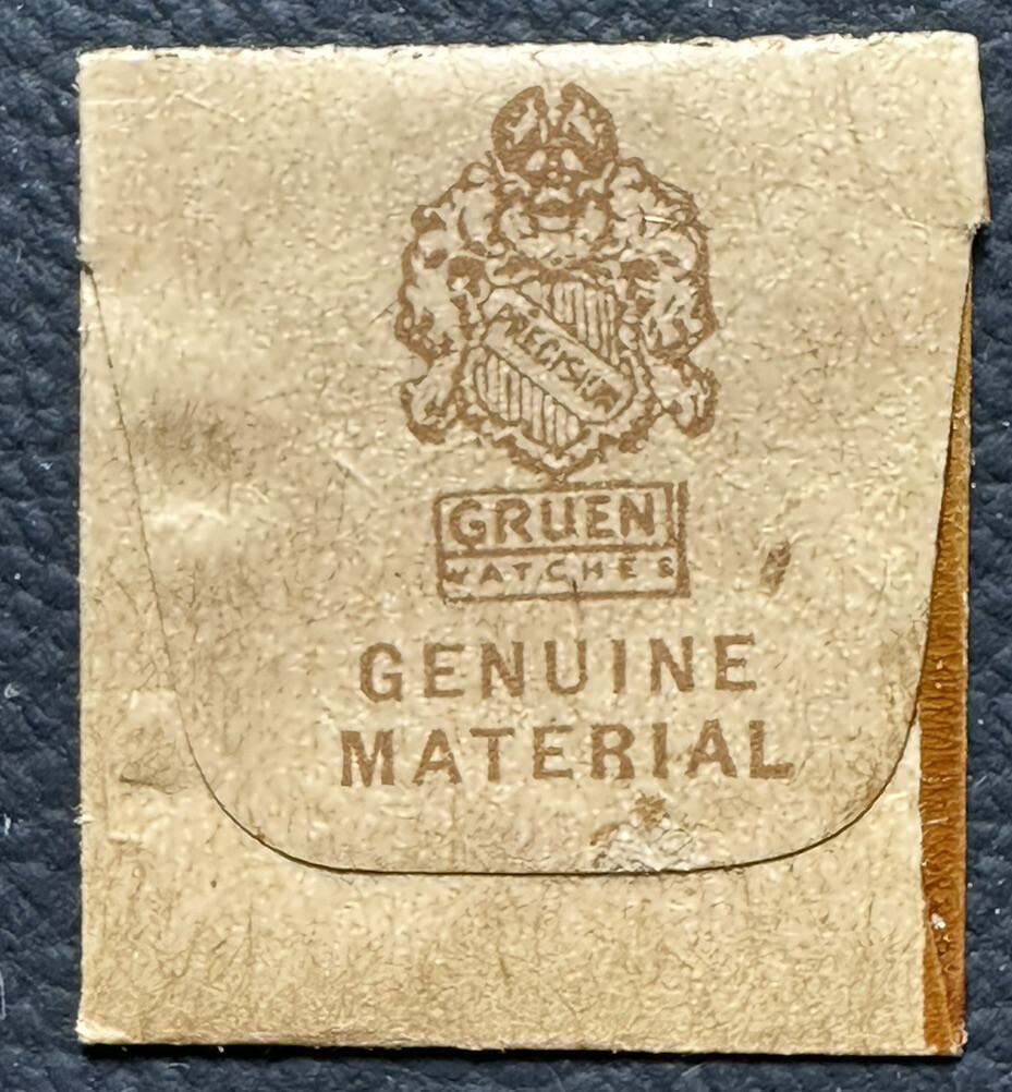 GENUINE GRUEN EB425 CAL327 1/4 DOZEN CLICKS JEWELER WATCH REPAIR WP5