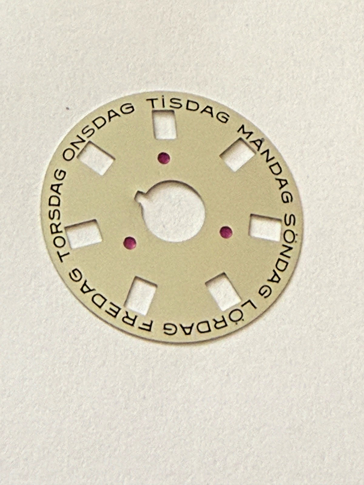 genuine Rolex watch 1556 calendar day disc 1803 champagne Sweden very rare