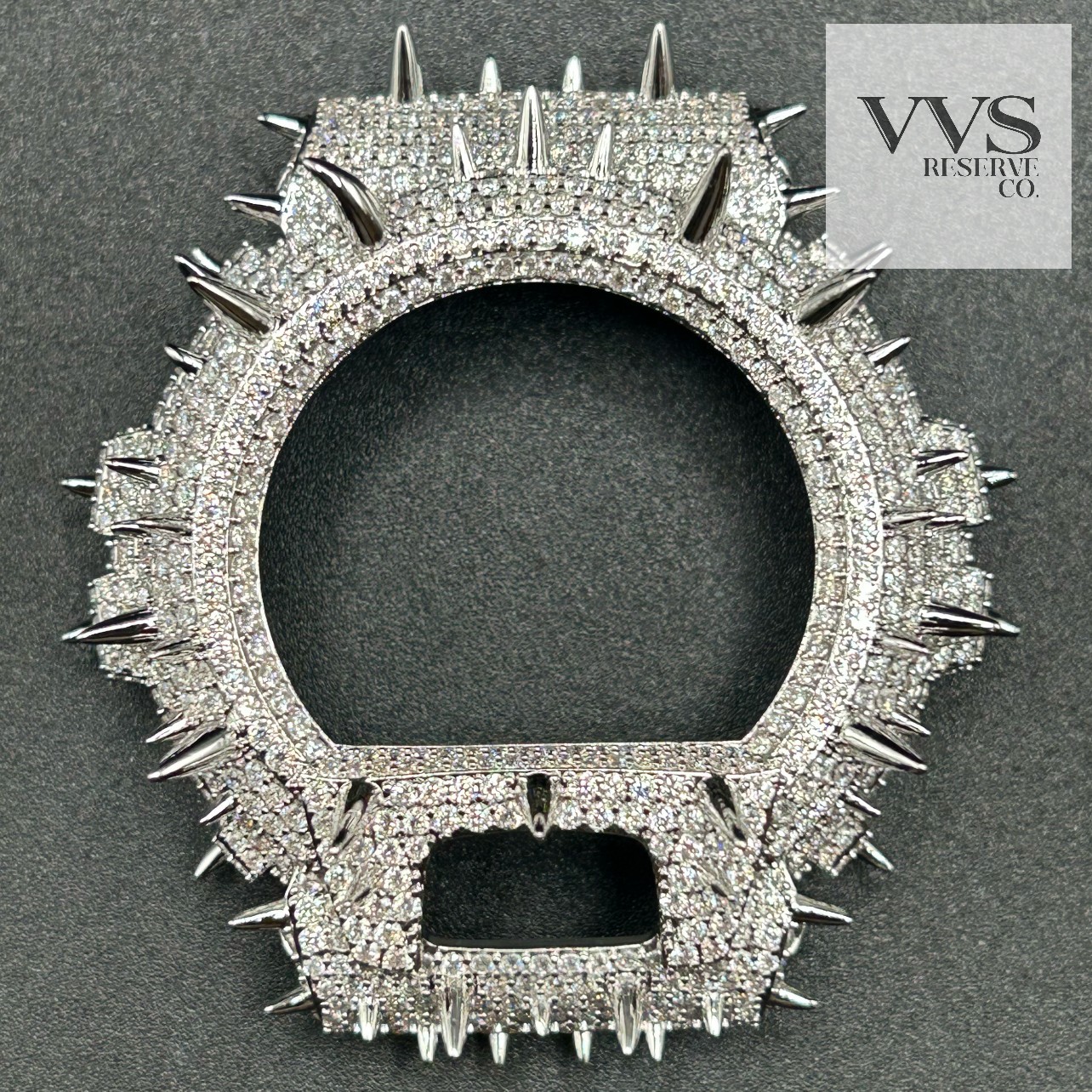 VVS1 MOISSANITE Real Iced BEZEL Kit For DW6900 Watch – BEZEL ONLY