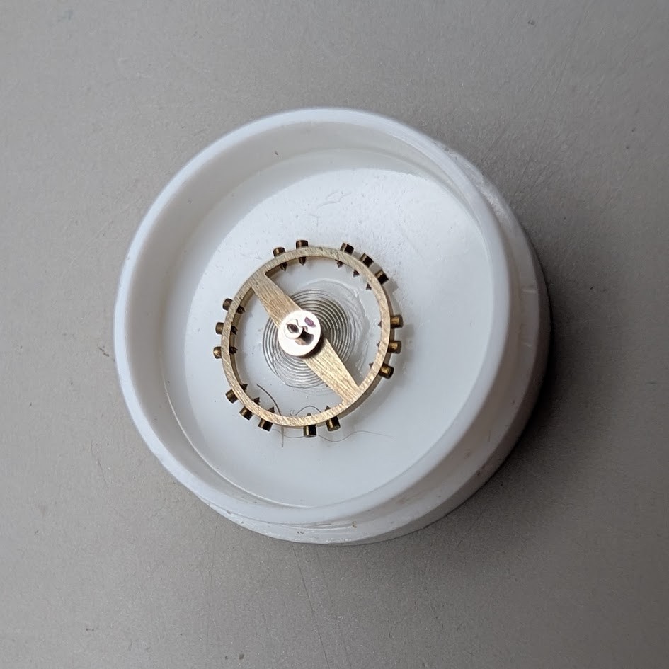 NOS Renata No 704 Gruen 430 Breguet Balance Complete Watch Part