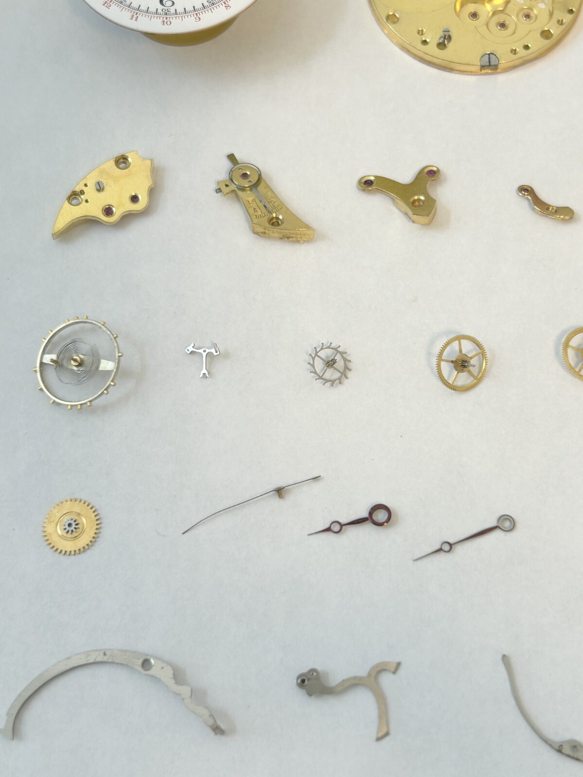 Landeron Monopusher Chronograph Watch Movement Parts Cal 2 3 15 Dial Hands Sub