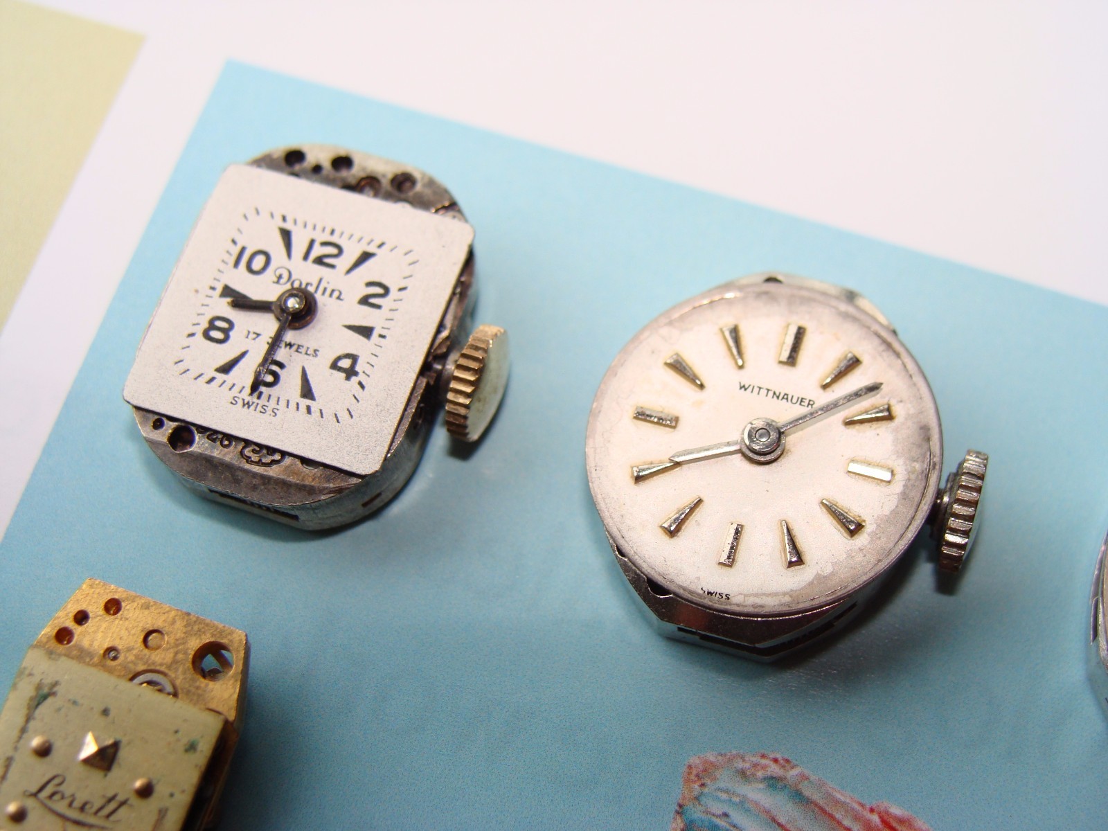 Vintage Watch Movements Lot – Longines Hamilton Bulova ETA 2512 Wittnauer 5D FHF