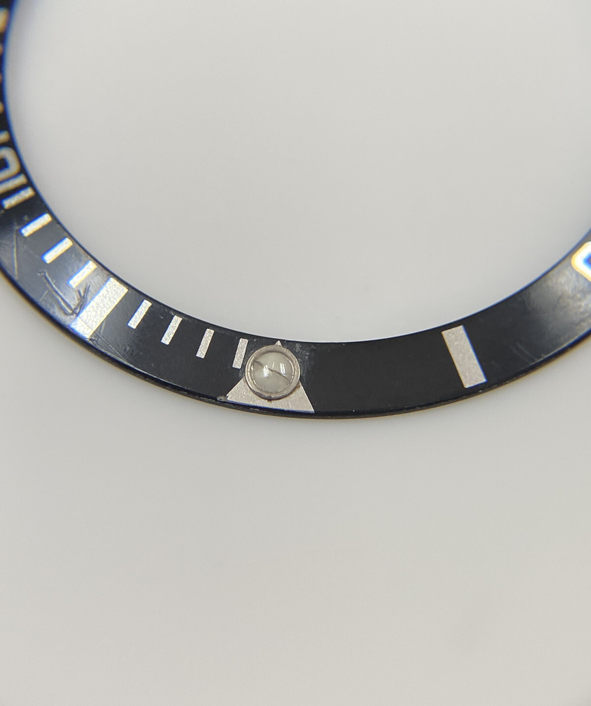 Genuine Rolex No Date Submariner 14060 14060M Black/White Bezel Insert
