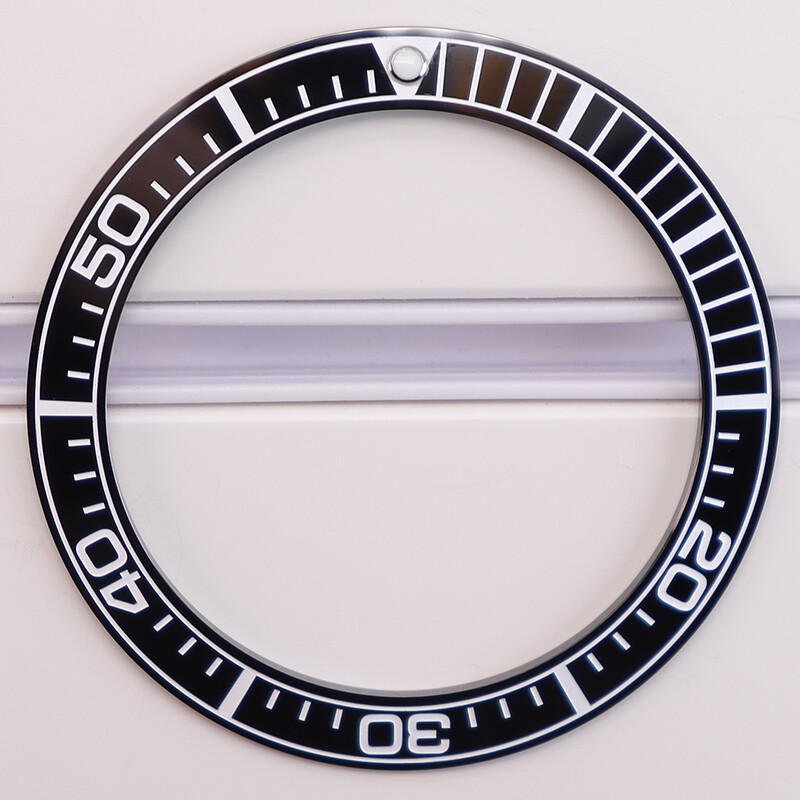 Outer diameter 41mm inner diameter 32.2mm modified Seiko warrior Ceramic bezel