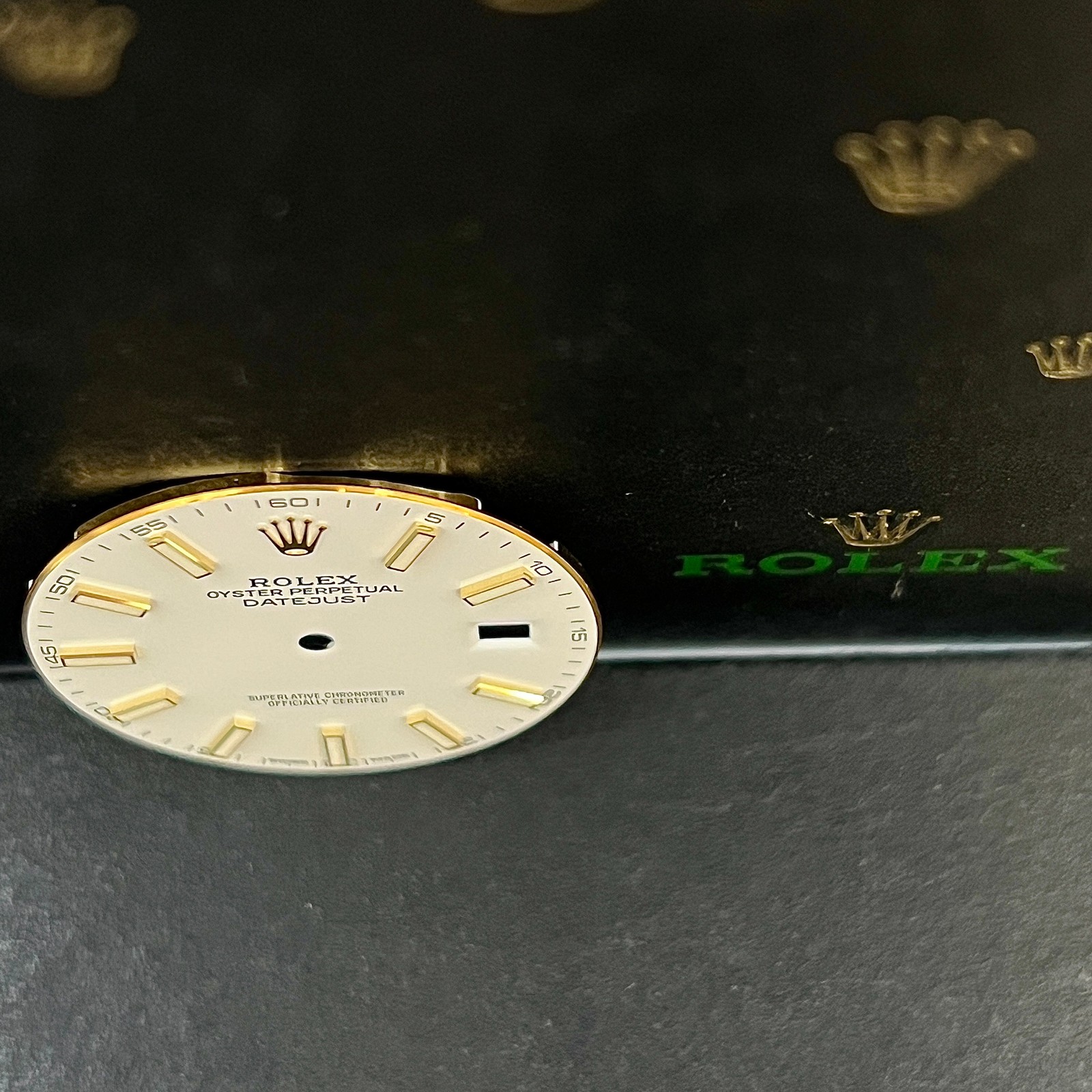 Rolex Datejust 41mm White Dial Yellow Gold Stick Oyster Jubilee Ref: 126333