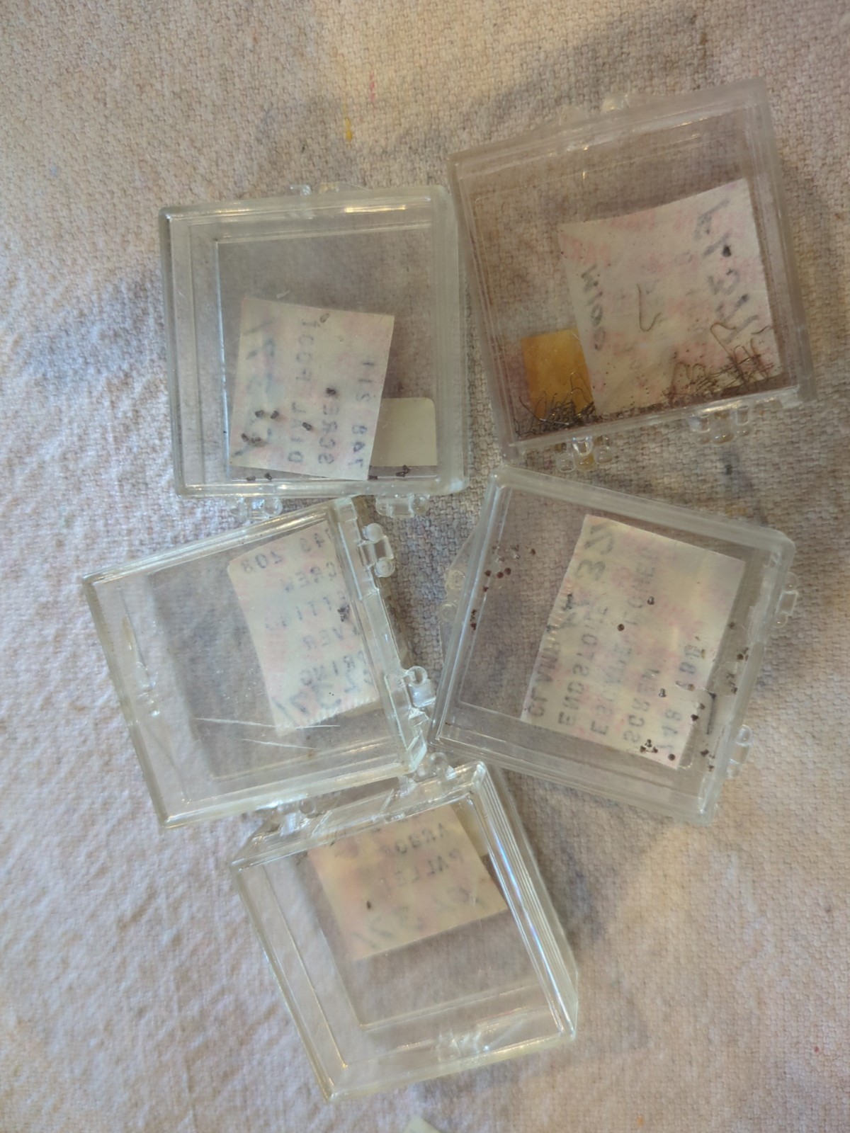 17 Boxes of Elgin 748 Movement Unused Jewels, Screws, Wheels, Regulators Etc…!