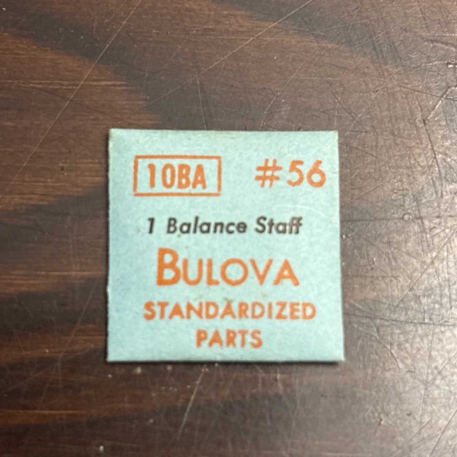 Bulova 10BA Balance Staff – NOS #56