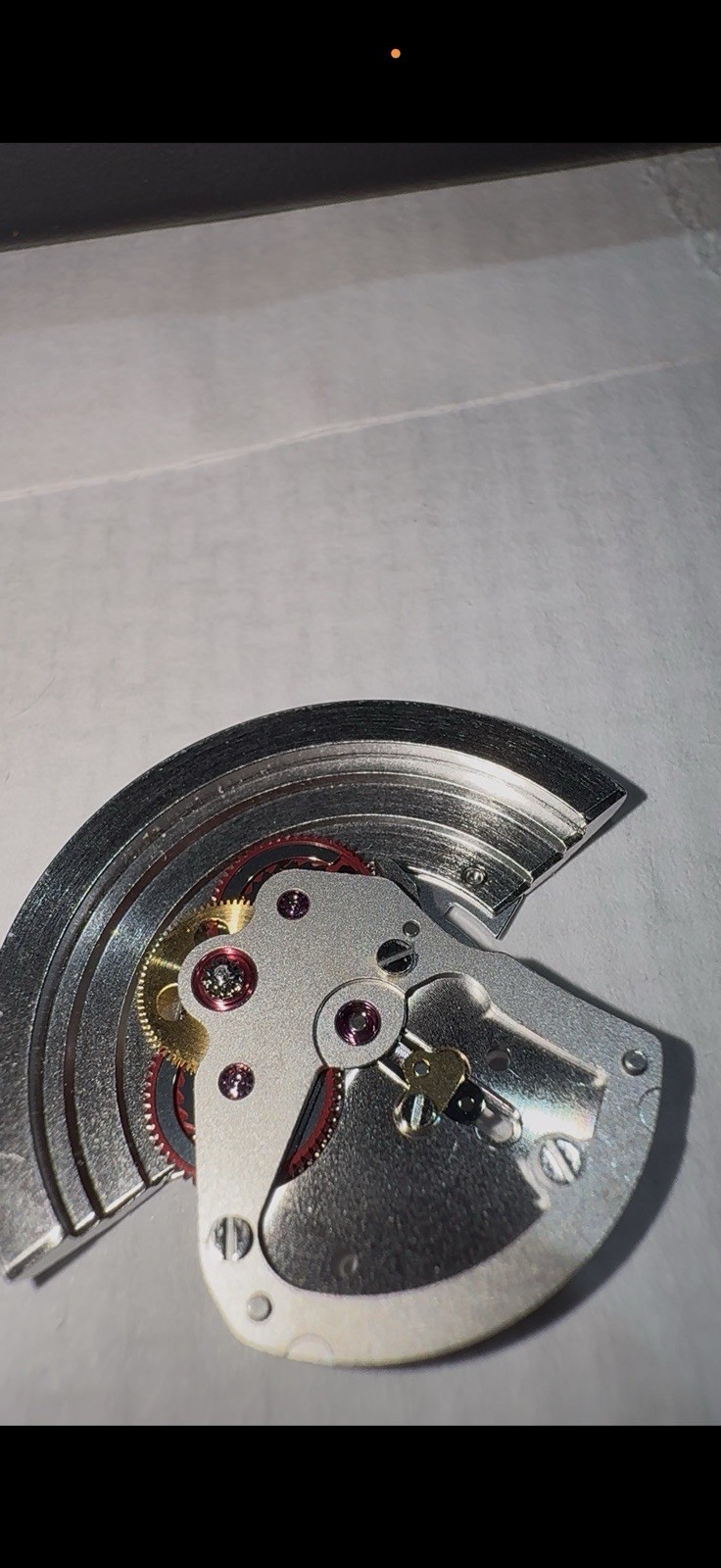 Rolex Silver Rotor Automatic Winding Oscillating Weight Watch Part
