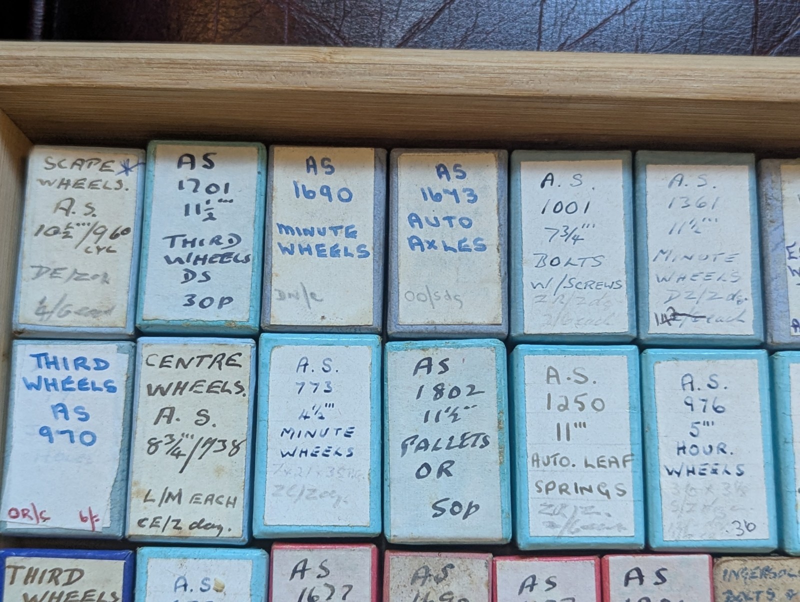 Watch Parts, New Old Stock in Boxes, Various Makes / Cals, AS, Pierce etc #R607