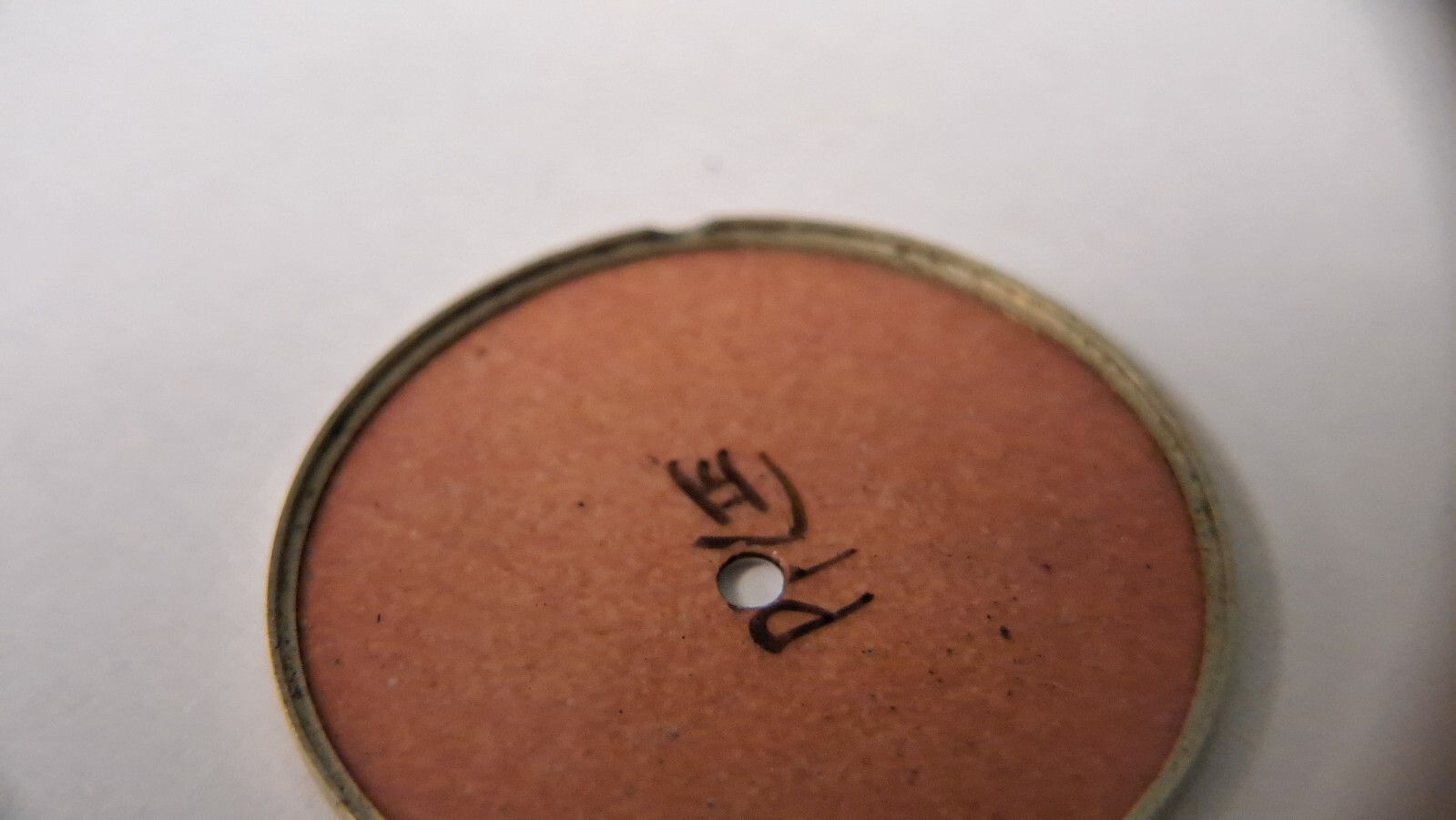 genuine Patek Phillipe DIAL pie pan white 21mm diameter arabic numbers vintage