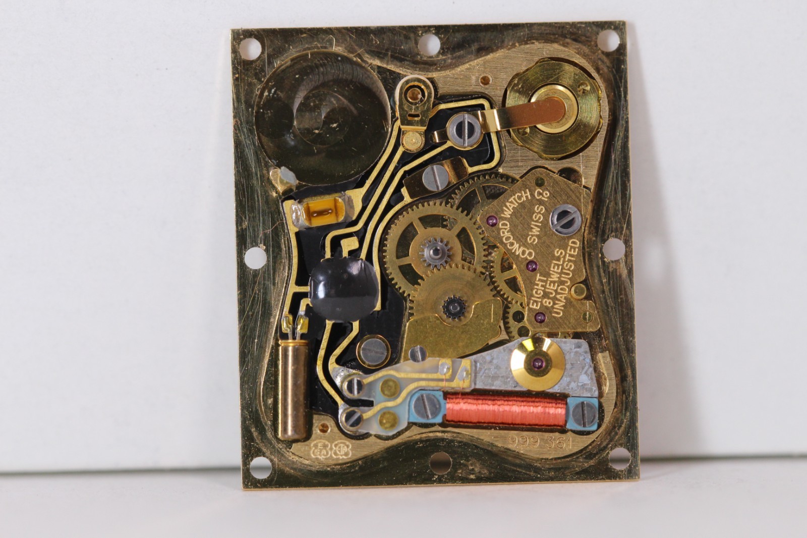 Concord Dilirium Watch ETA ESA Movement 999.361 Stator and Step Motor Assembly