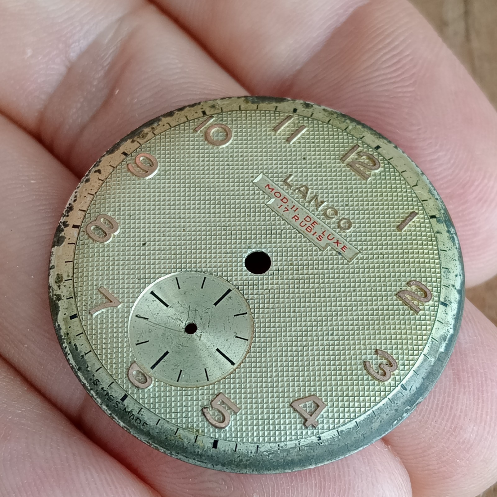 Lanco MOD. 11 LUXURY, Original Dial Ø 32.9mm Vintage USED Rare