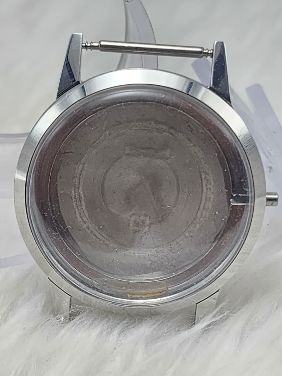 Mechanical Wrist Watch Push Back Case Stainless Steel Parts3