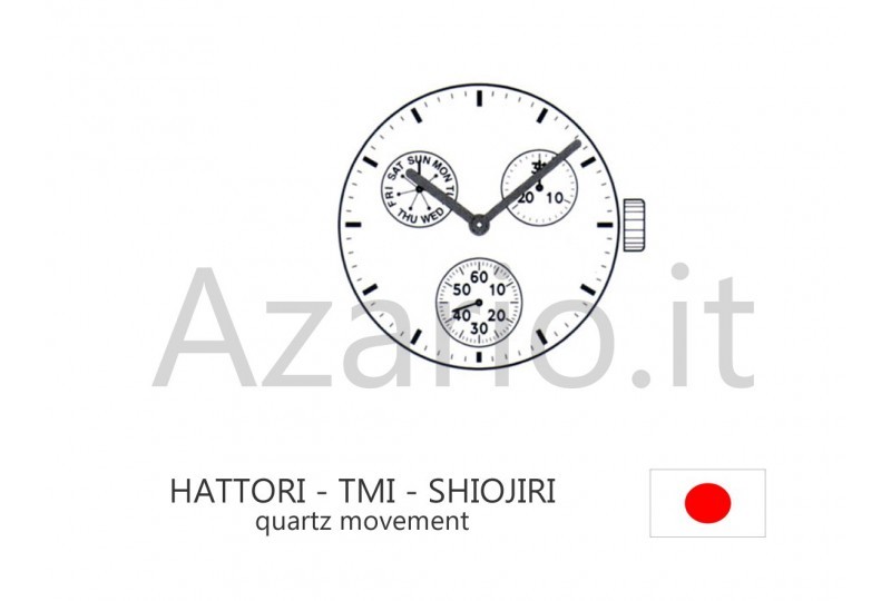HATTORI VD76 quartz movement quartz Shiojiri TMI watch Japan Made