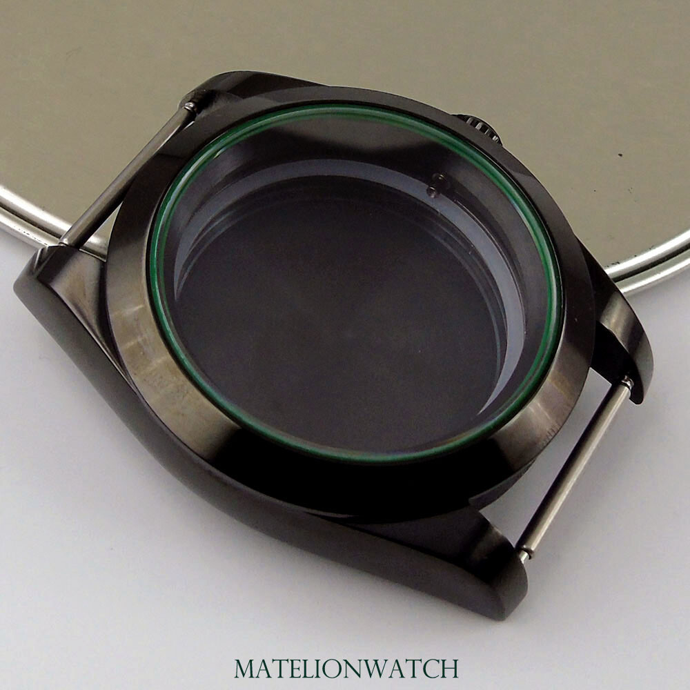 36mm/39mm Black Sapphire Watch Case Fit NH35 Miyota8215 DG2813 ETA2824 PT5000