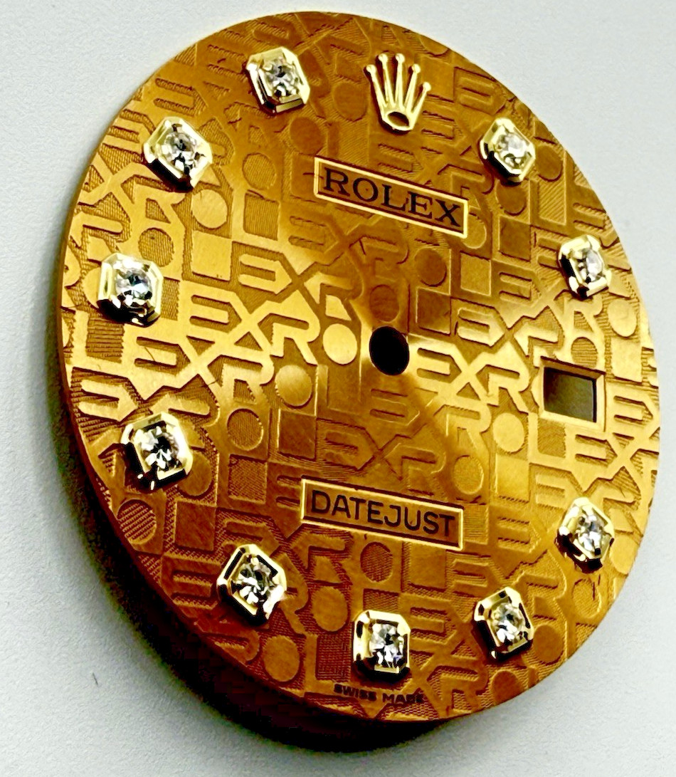 Rolex Datejust 36mm Champagne Jubilee Diamond Dial Model 11633 Factory
