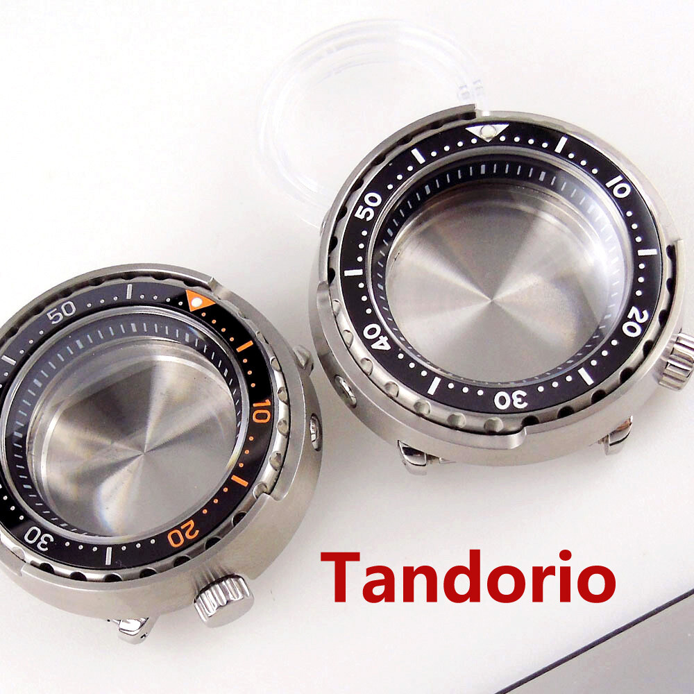46.5mm Sapphire Glass 30ATM Watch Case Fit NH34 NH35A NH36A Undirectional Bezel